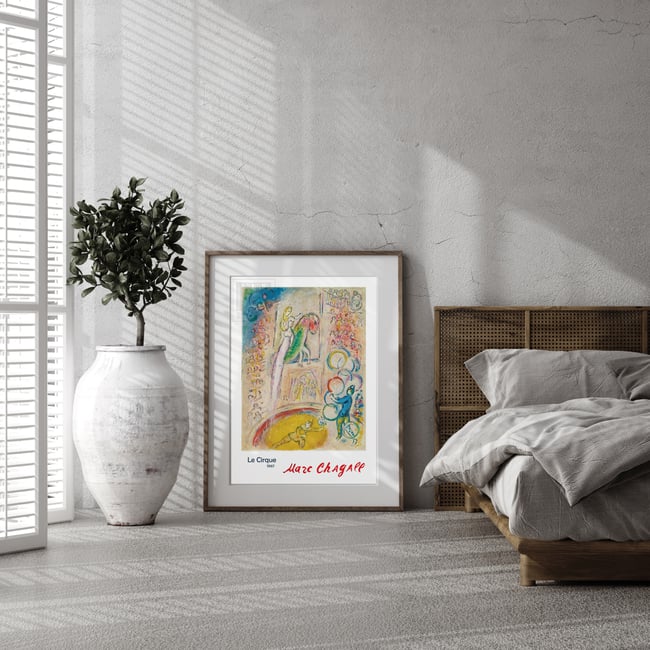 Marc Chagall | Le Cirque (The Circus) #8 | 1967 | Reproduction Poster | Wall Art Print | Home Decor