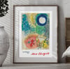 Marc Chagall | Le Cirque (The Circus) #9 | 1967 | Reproduction Poster | Wall Art Print | Home Decor