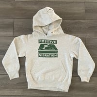 Kids Positive Vibration Record Player Oat Hoodie