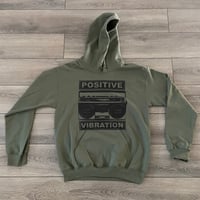 Positive Vibration Radio Olive Green Hoodie