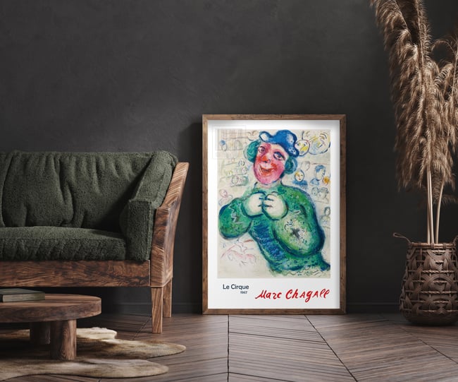 Marc Chagall | Le Cirque (The Circus) #13 | 1967 | Reproduction Poster | Wall Art Print | Home Decor