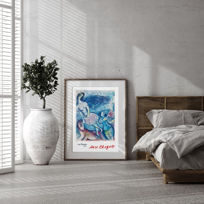 Marc Chagall | Le Cirque (The Circus) #14 | 1967 | Reproduction Poster | Wall Art Print | Home Decor