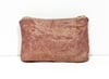 Mended Chaos- Small Rose Gold Waxed Linen Travel Pouch