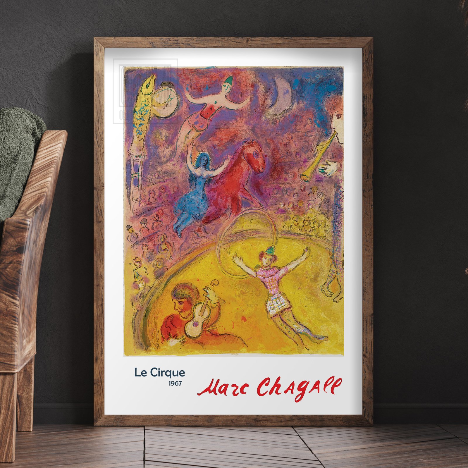 Marc Chagall | Le Cirque (The Circus) #15 | 1967 | Reproduction Poster ...