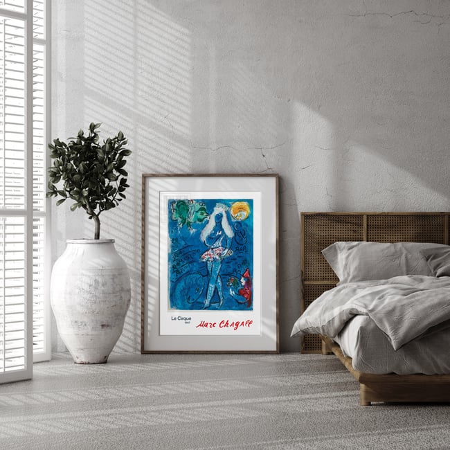Marc Chagall | Le Cirque (The Circus) #17 | 1967 | Reproduction Poster | Wall Art Print | Home Decor