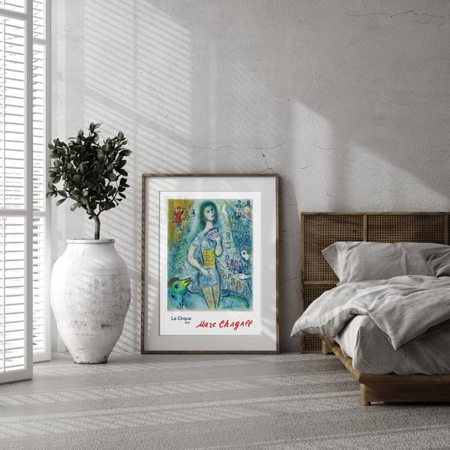Marc Chagall | Le Cirque (The Circus) #18 | 1967 | Reproduction Poster | Wall Art Print | Home Decor