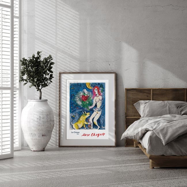 Marc Chagall | Le Cirque (The Circus) #20 | 1967 | Reproduction Poster | Wall Art Print | Home Decor