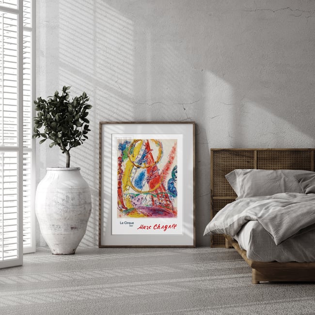 Marc Chagall | Le Cirque (The Circus) #22 | 1967 | Reproduction Poster | Wall Art Print | Home Decor