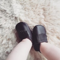 Image 3 of Moccasins - Coffee