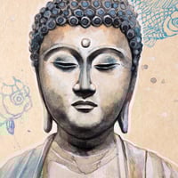 Image 2 of "Bouddha de Nara" - 50x73 cm