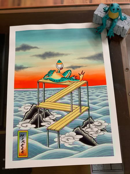 Image of State of mind frog print