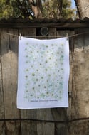 Flannel Flowers Cotton Linen Tea Towel