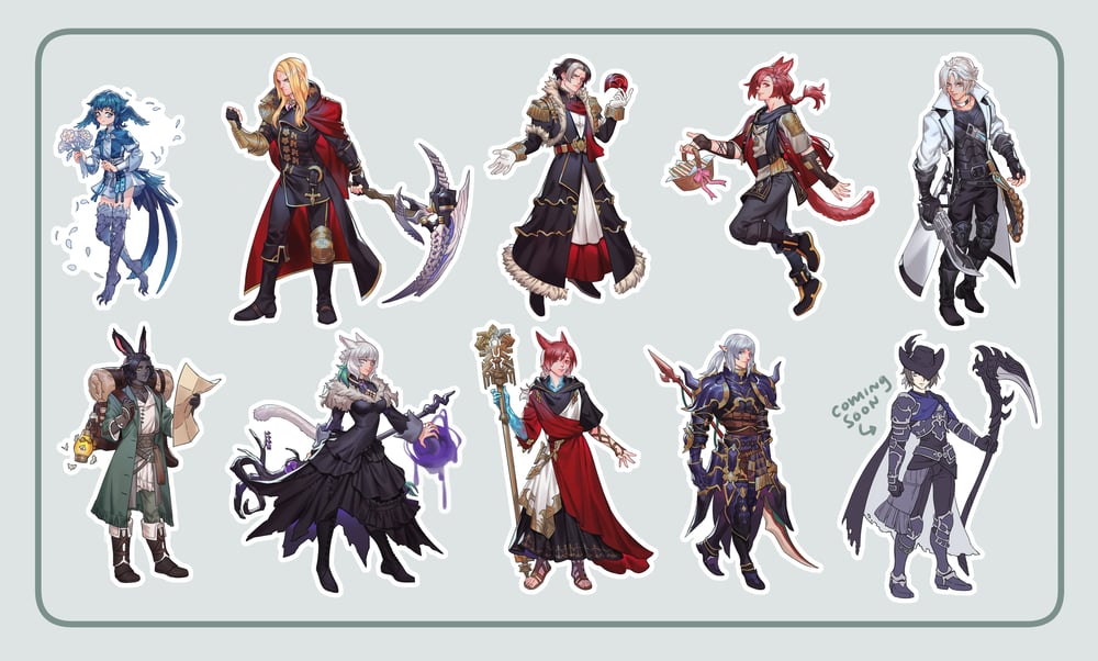 Image of Pre-order FFXIV character standees