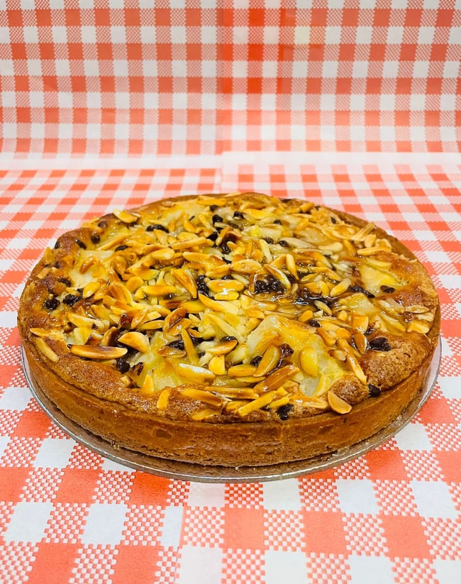 Pear and Chocolate tart