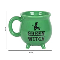 Image 2 of Green Witch Cauldron Mug