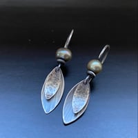 Image 3 of Fuchsia Petal Earrings