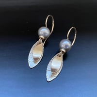 Image 4 of Fuchsia Petal Earrings