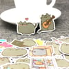 Cartoon Cat Sticker Set