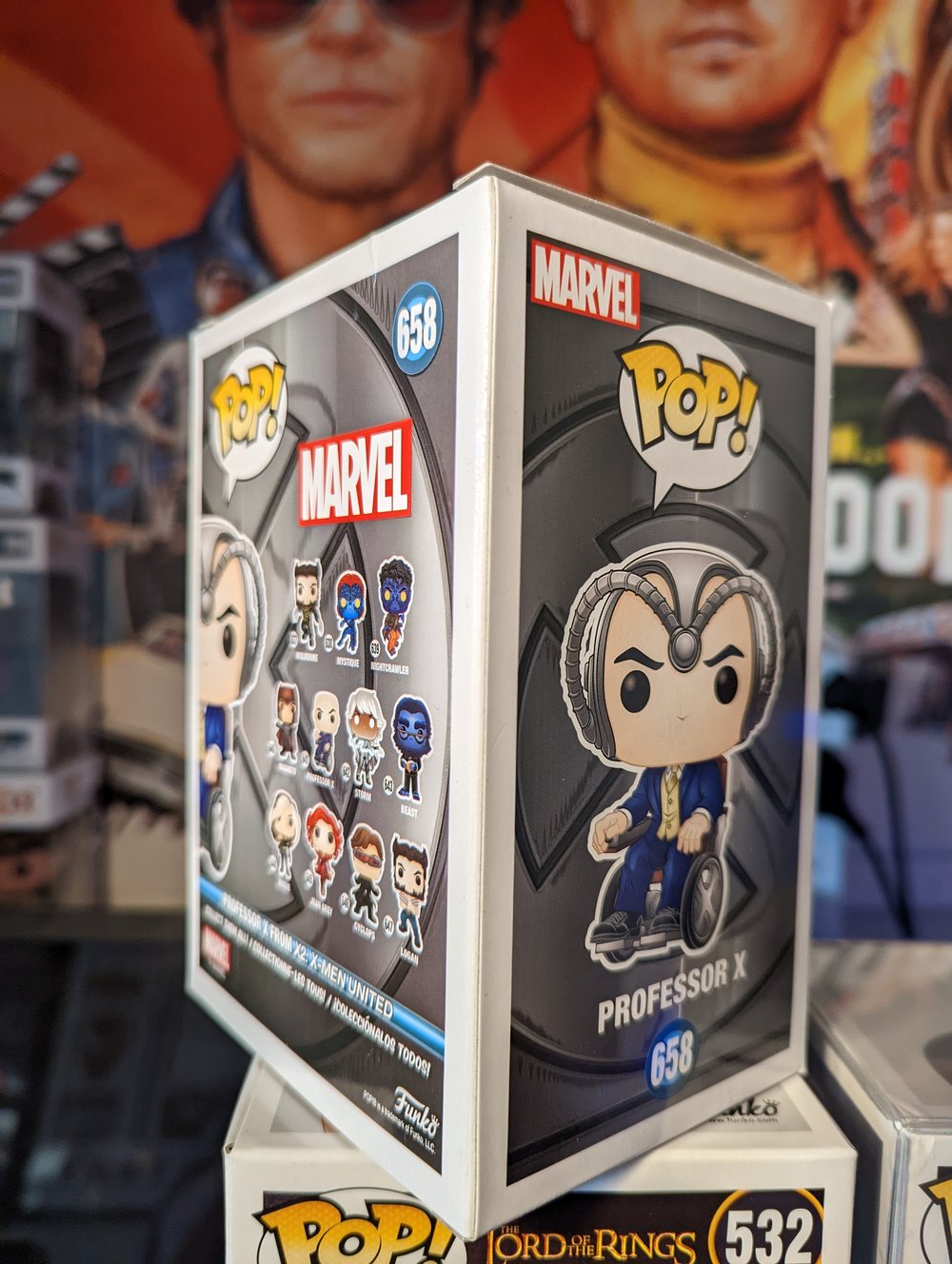James McAvoy Signed Professor X Funko Pop ACOA