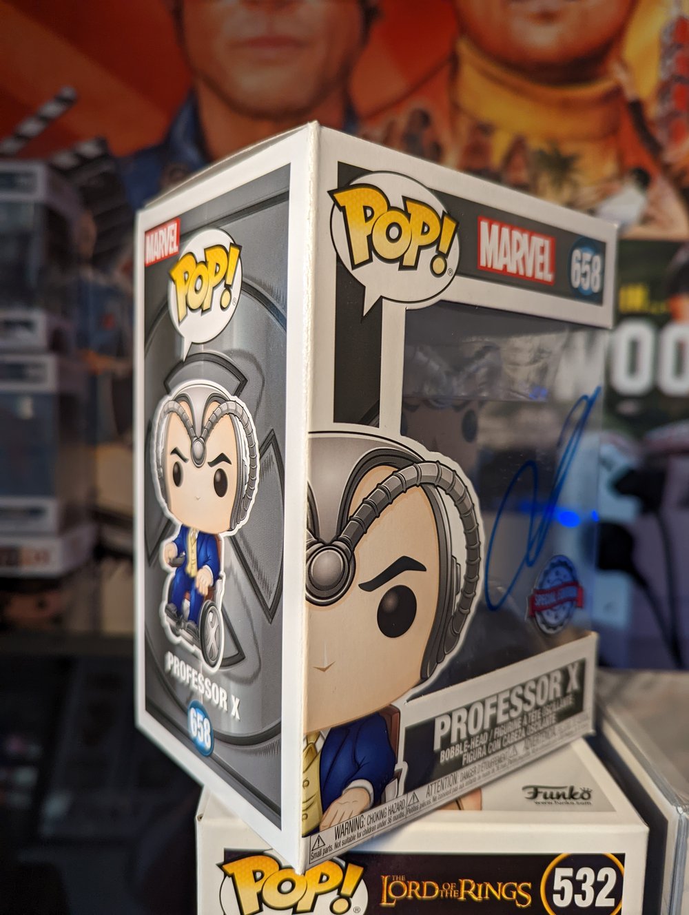 James McAvoy Signed Professor X Funko Pop ACOA