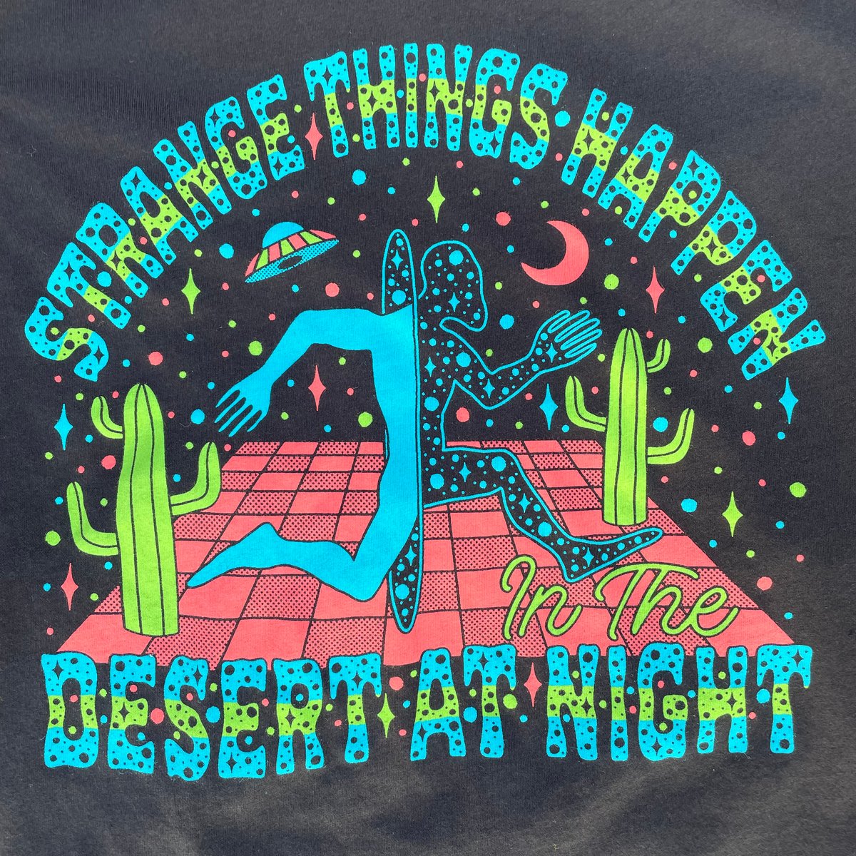 Strange Things Black Tee