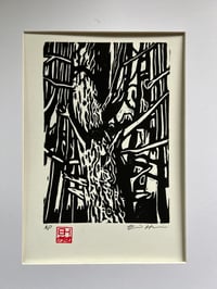 Image 2 of Aegis - Limited Edition Linocut Print