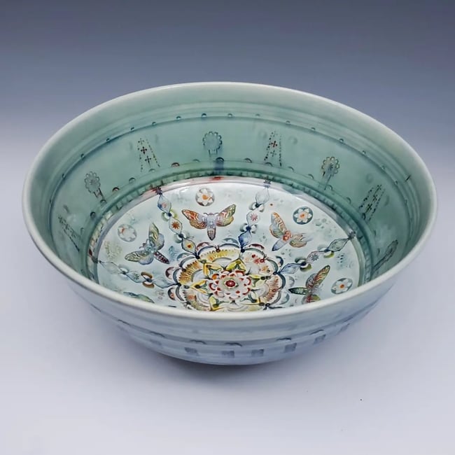 Sphinx Moth Euphoria Large Bowl