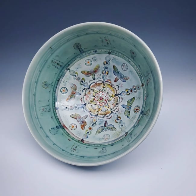 Sphinx Moth Euphoria Large Bowl