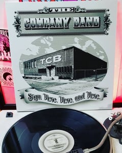 Image of THE COMPANY BAND SIGN HERE, HERE & HERE LP