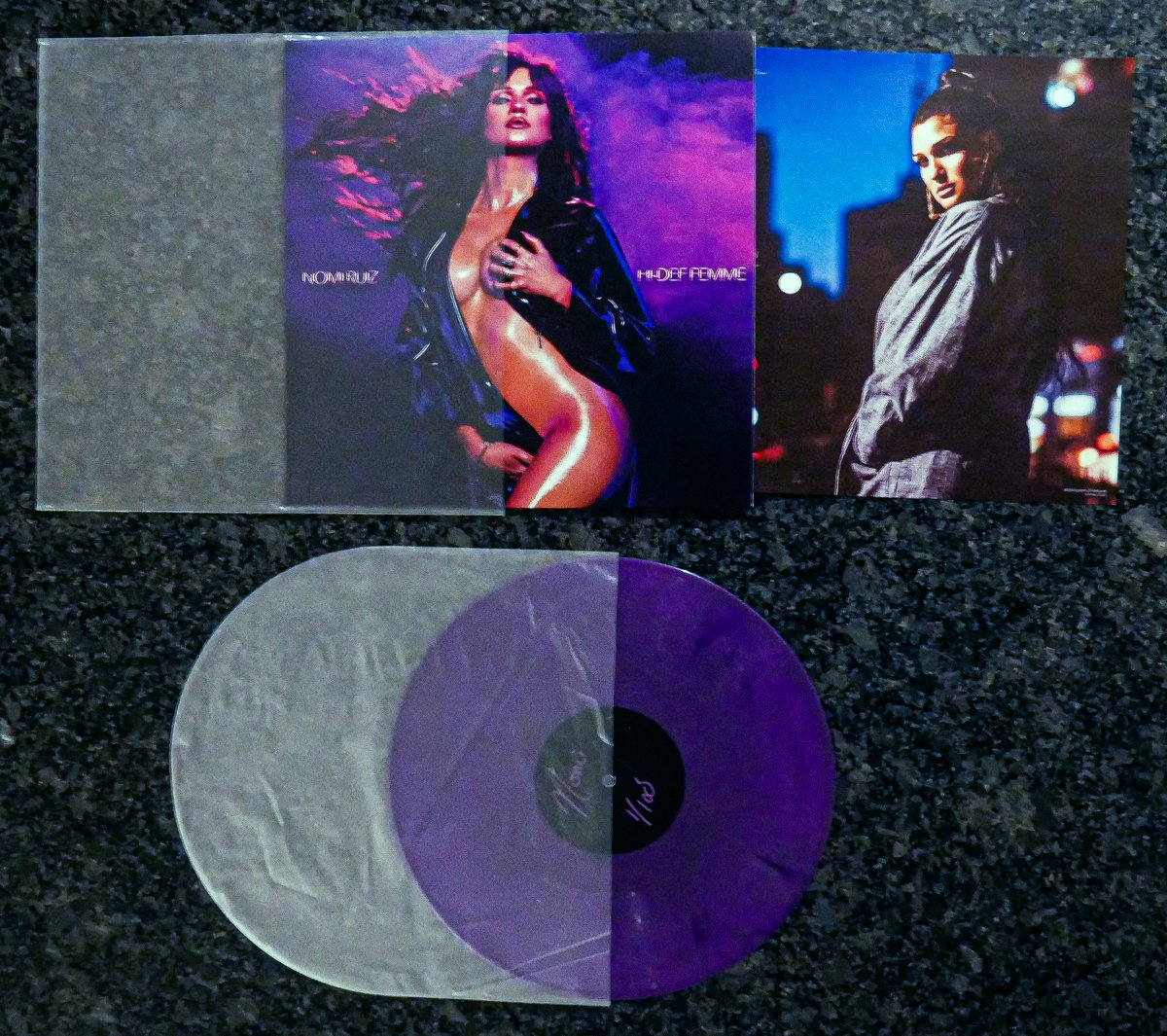 Image of 'HI-DEF FEMME' LIMITED EDITION PURPLE HAZE 12" VINYL (Autographed)