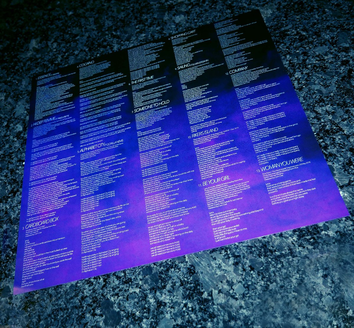 Image of 'HI-DEF FEMME' LIMITED EDITION PURPLE HAZE 12" VINYL (Autographed)