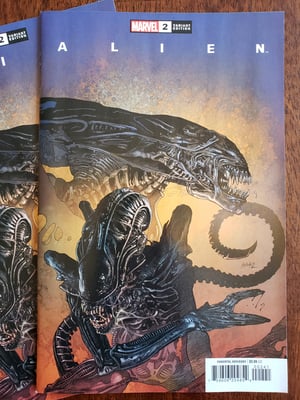 Image of ALIEN #2- Signed COMIC + PRINT (Ink version) <font color="chartreuse">NEW + 25% Off Code</font>