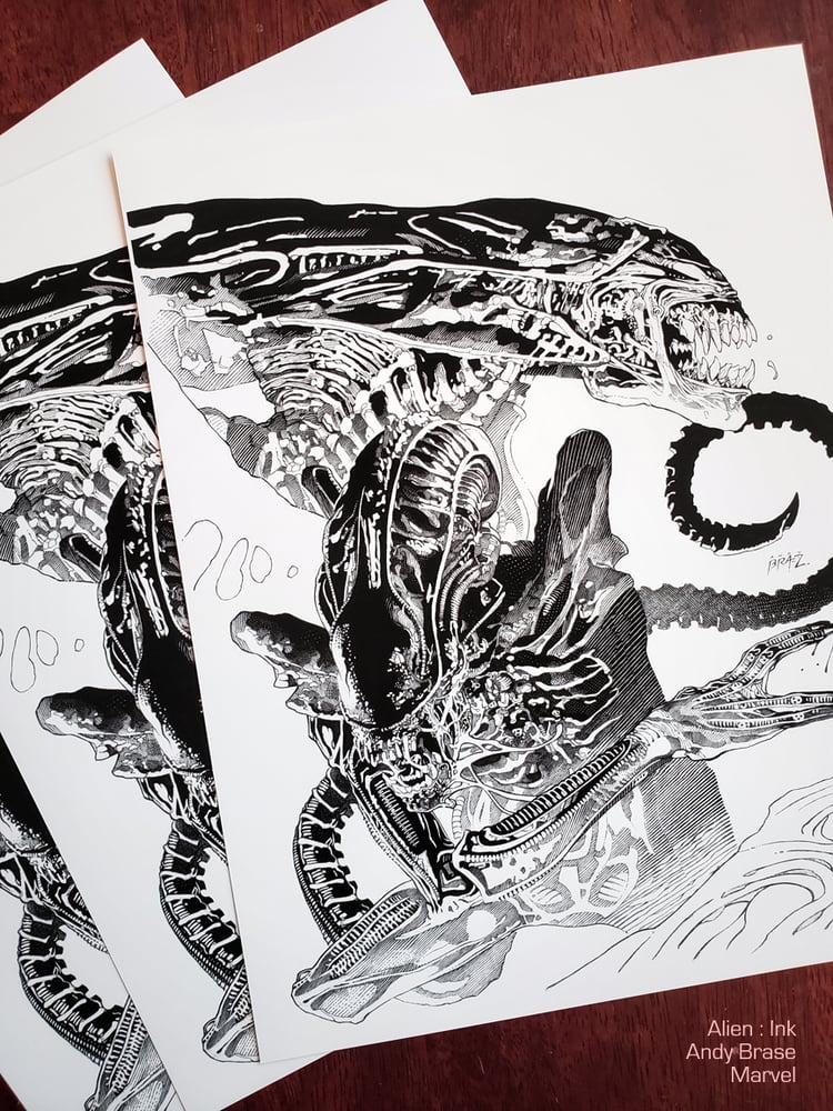 ALIEN #2- Signed Comic + PRINT (Ink version) NEW + 25% Off Code | Andy ...