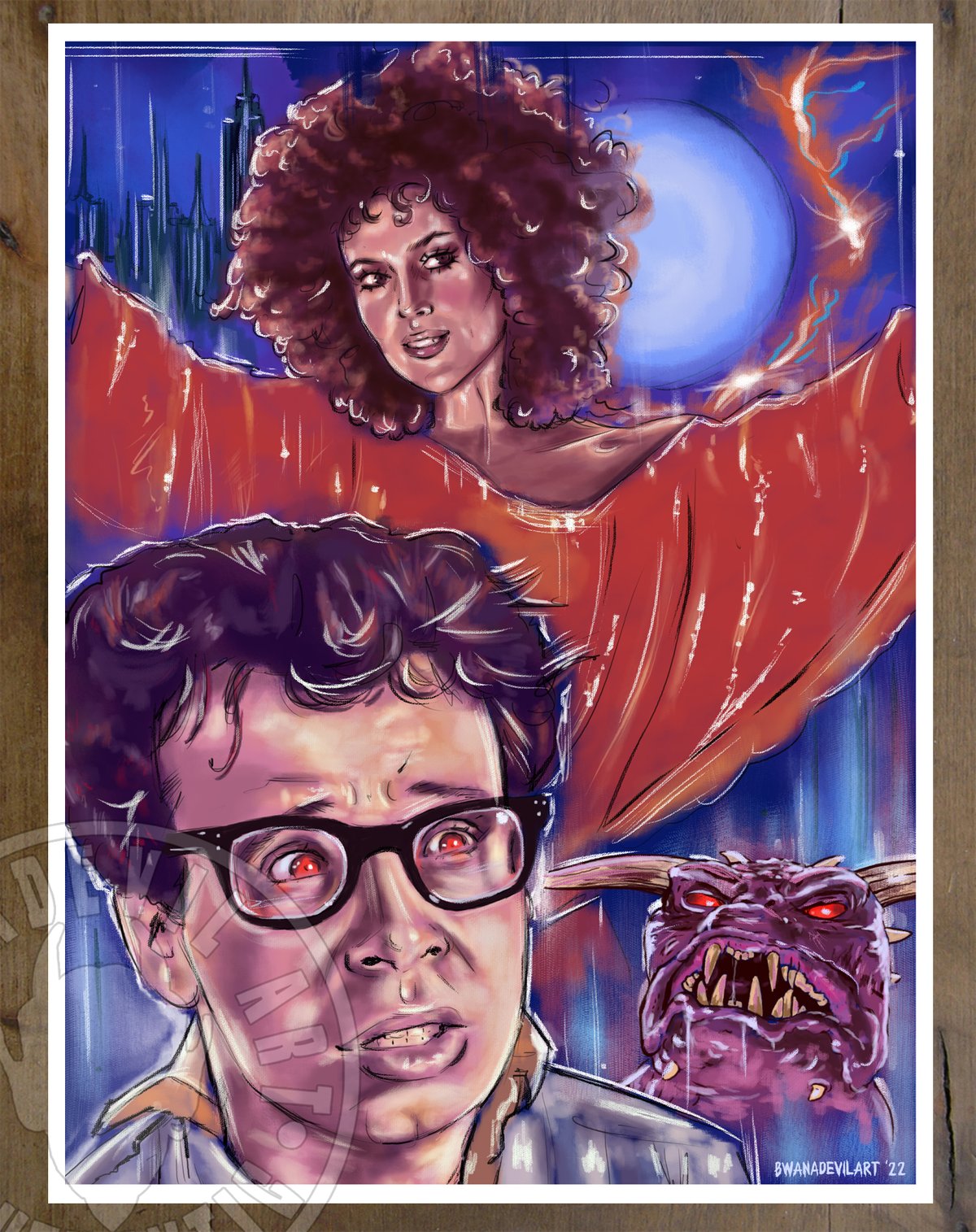 Image of Ghostbusters Zuul (The Gatekeeper) 9x12 Art Prints