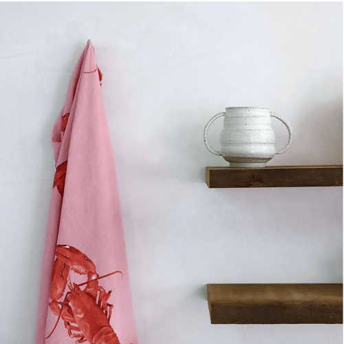 Image of Pink Lobster Cloth by mr c 