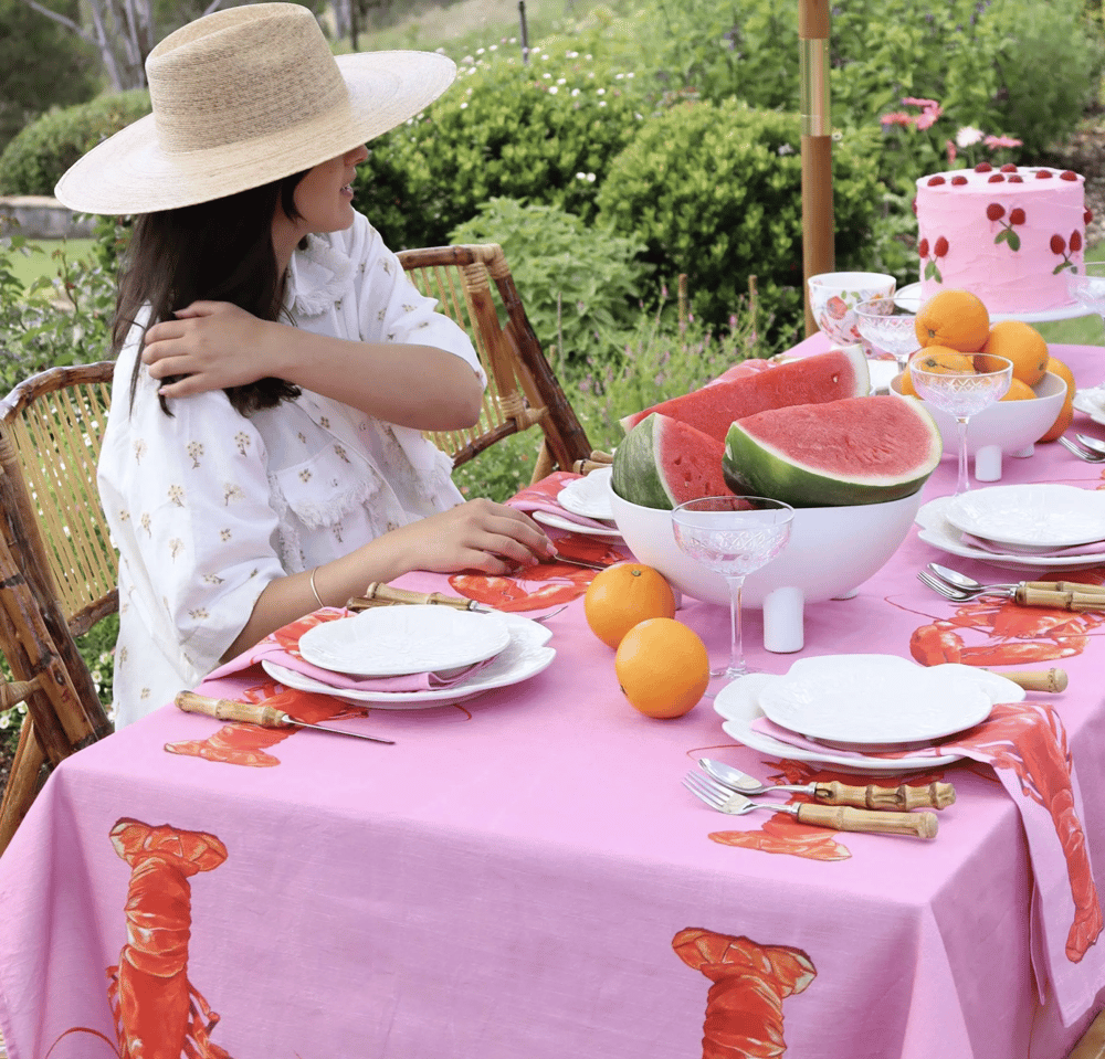 Image of Pink Lobster Cloth by mr c 