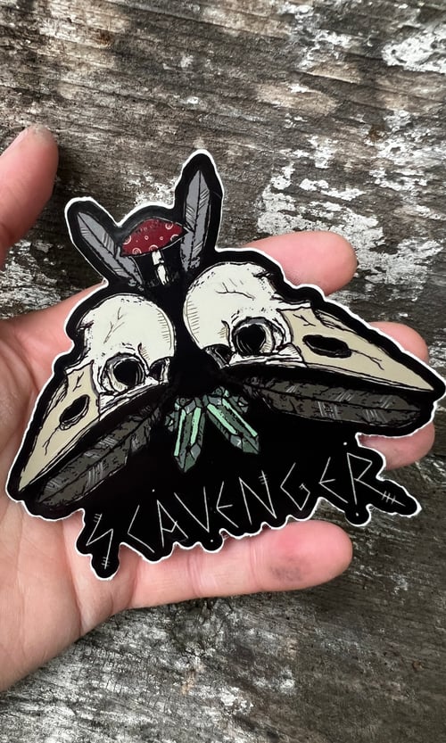 Image of SCAVENGER VINYL STICKER
