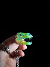 Image 2 of Mini titan v1 T-Rex skull pendant.