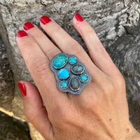 Image 2 of seven stone wander ring