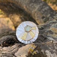 Image 1 of hex ray montana sapphire ring