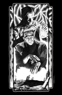 Image 2 of "Man Made Monster" print