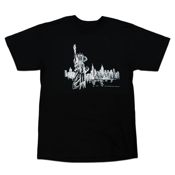 Image of Elephant Skyline Tee (Black)