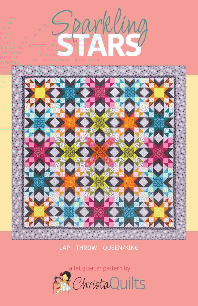 Sparkling Stars Paper Quilt Pattern by Christa Watson (CQ133)