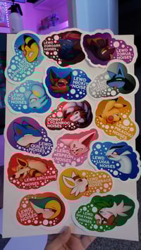 Image 2 of Lewd Noises Stickers