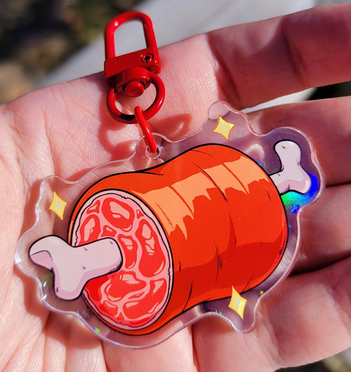 Meat On Bone Charm Bleucan