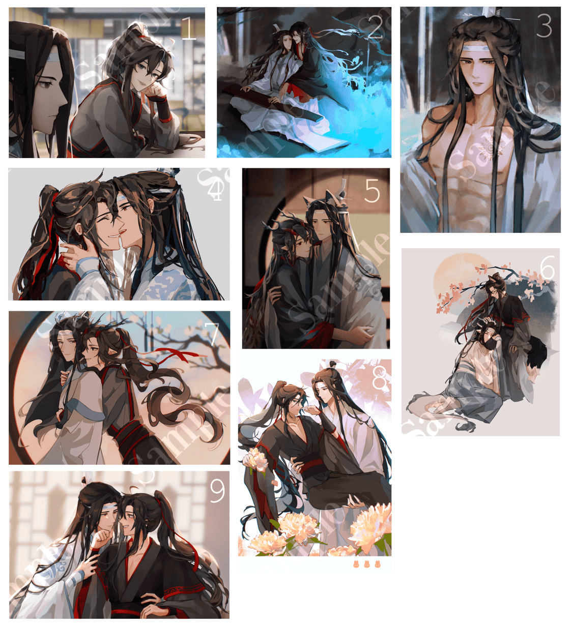 Image of Wangxian Prints (pay what you want)