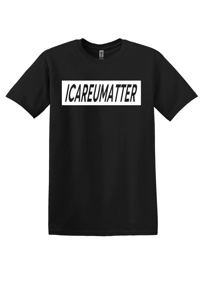 Image of I Care U Matter Box - Black - White – Unisex