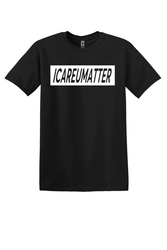 Image of I Care U Matter Box - Black - White – Unisex