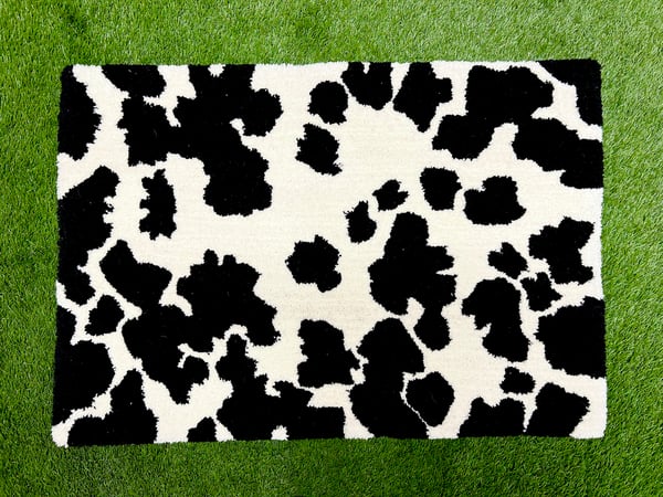 Image of Cow Rug 