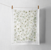 Flannel Flowers Cotton Linen Tea Towel